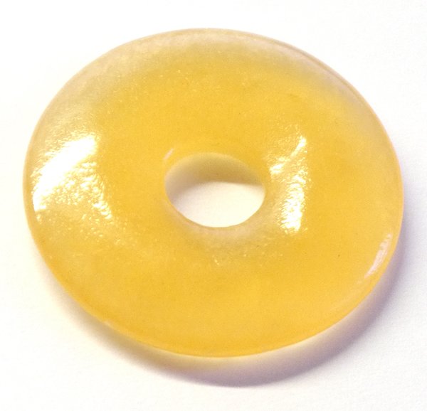 Orangencalcit Donut, 30mm