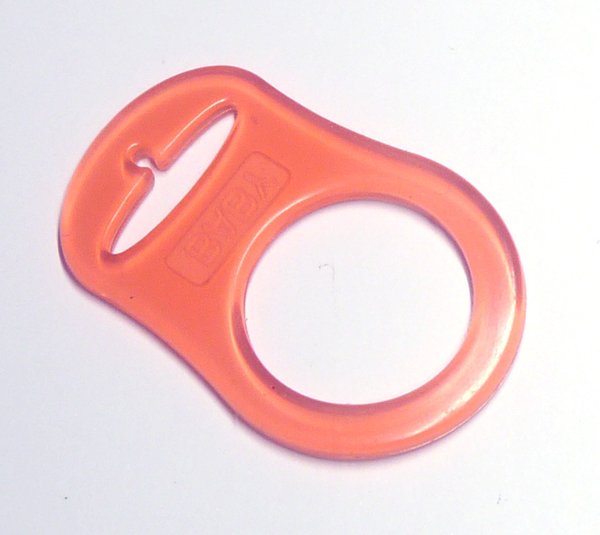 Nuggiring (Adapter) z.b. für MAM, Rot transparent